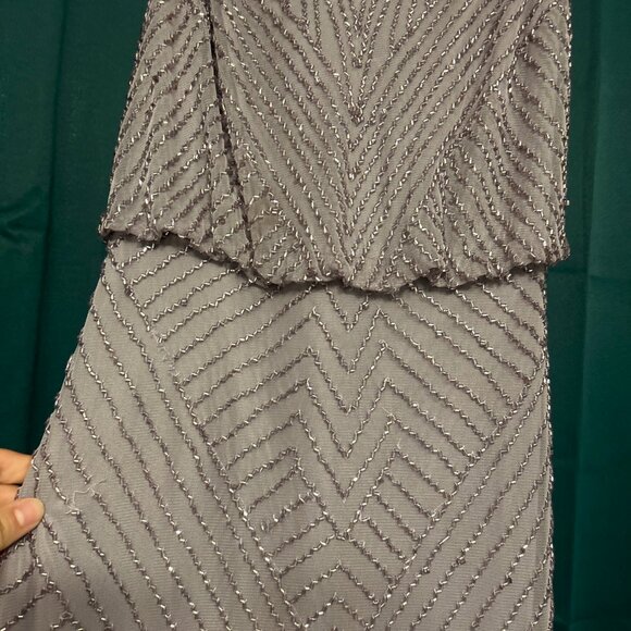 Lilac Beaded gown - Picture 2 of 5